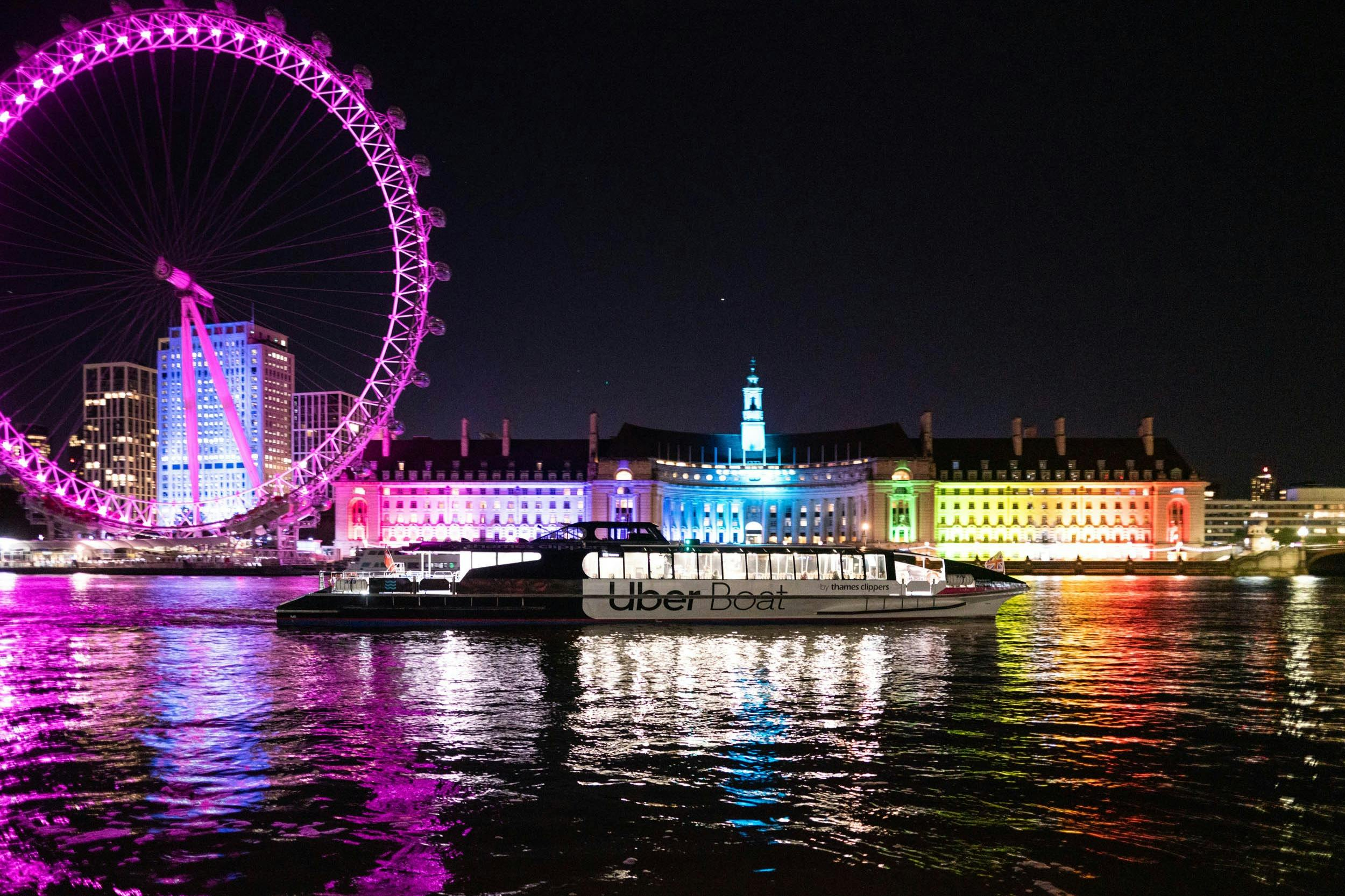 Uber Boat by Thames Clippers: Roundtrip Ticket - Photo 1 of 13